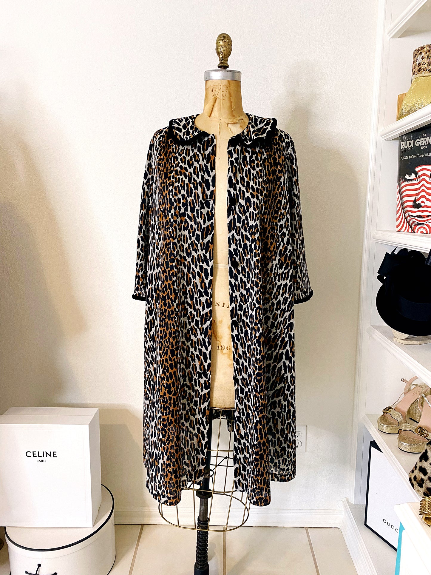 Vintage Leopard Duster