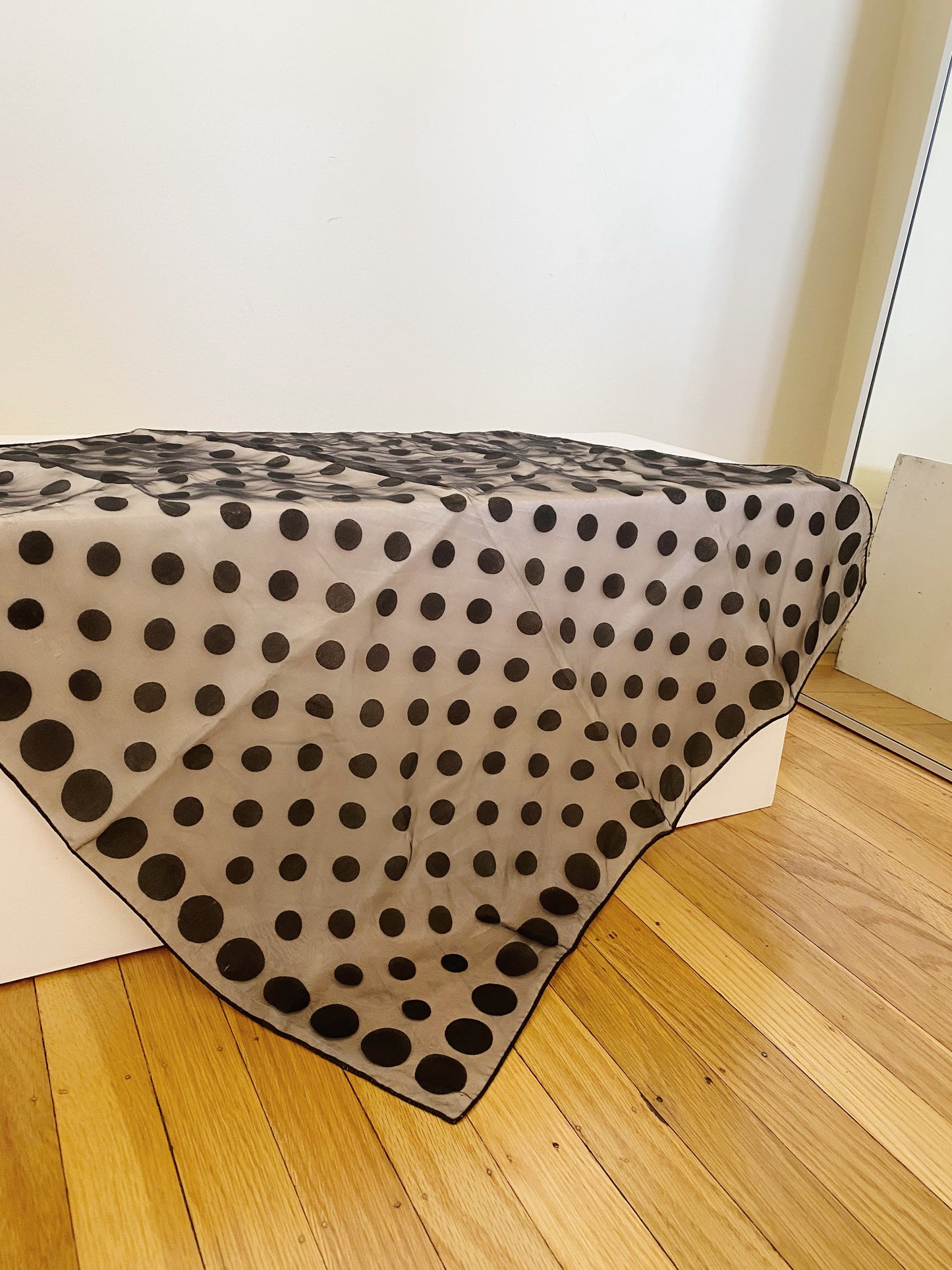 Vintage Polka Dot Scarf