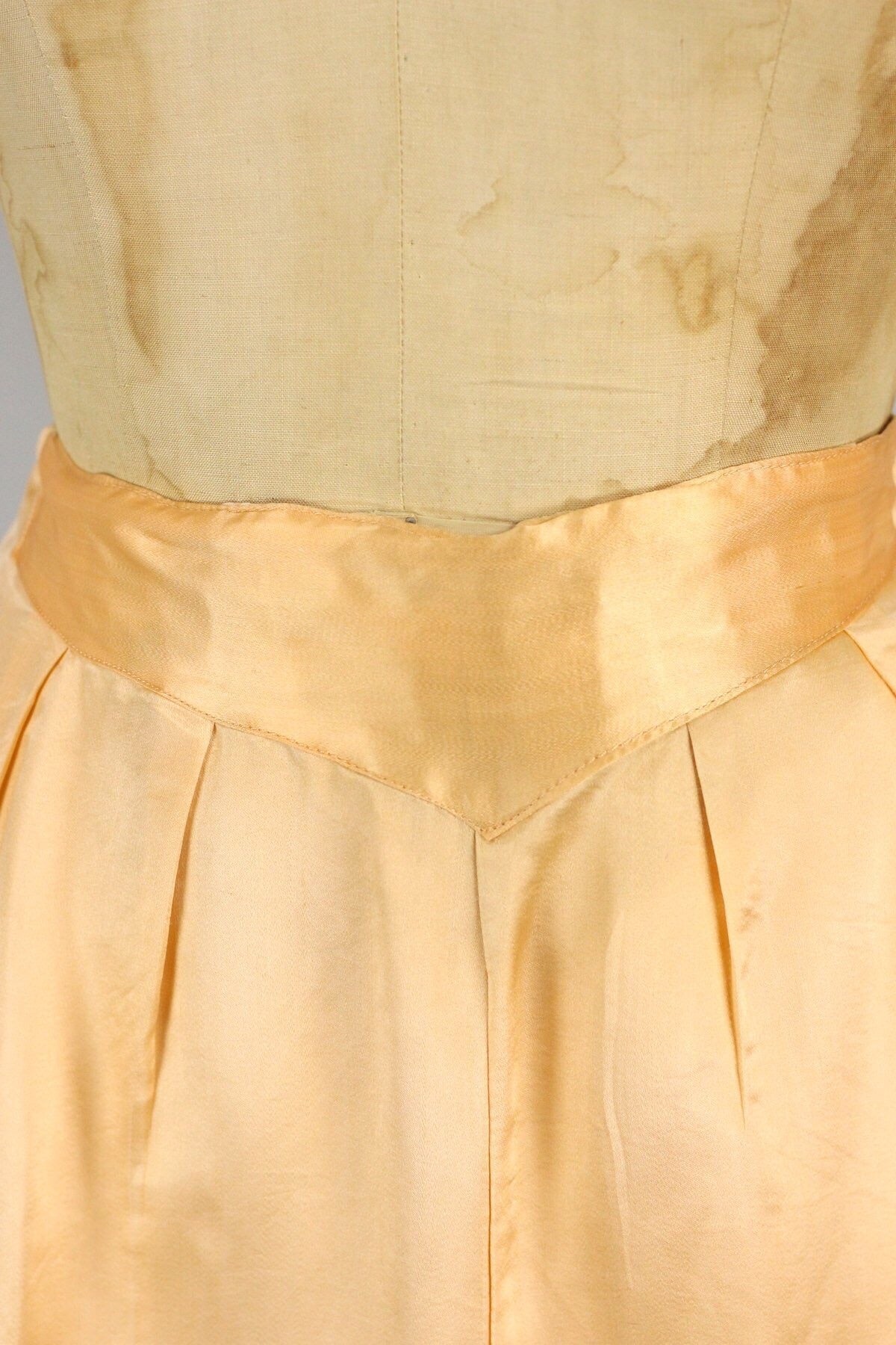 1930s Chinese Peach Silk Pajama Set with Hand Embroidered Detail