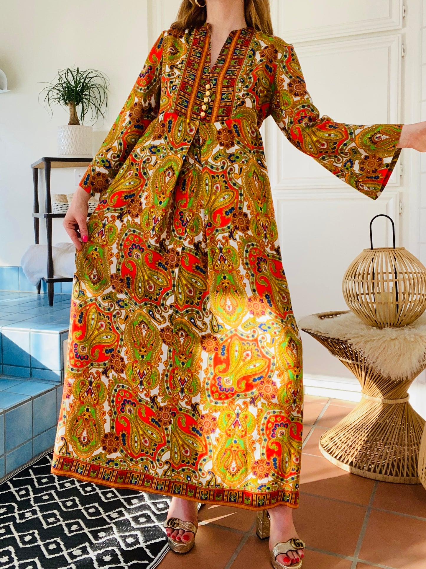 Georgie Keyloun Paisley Caftan