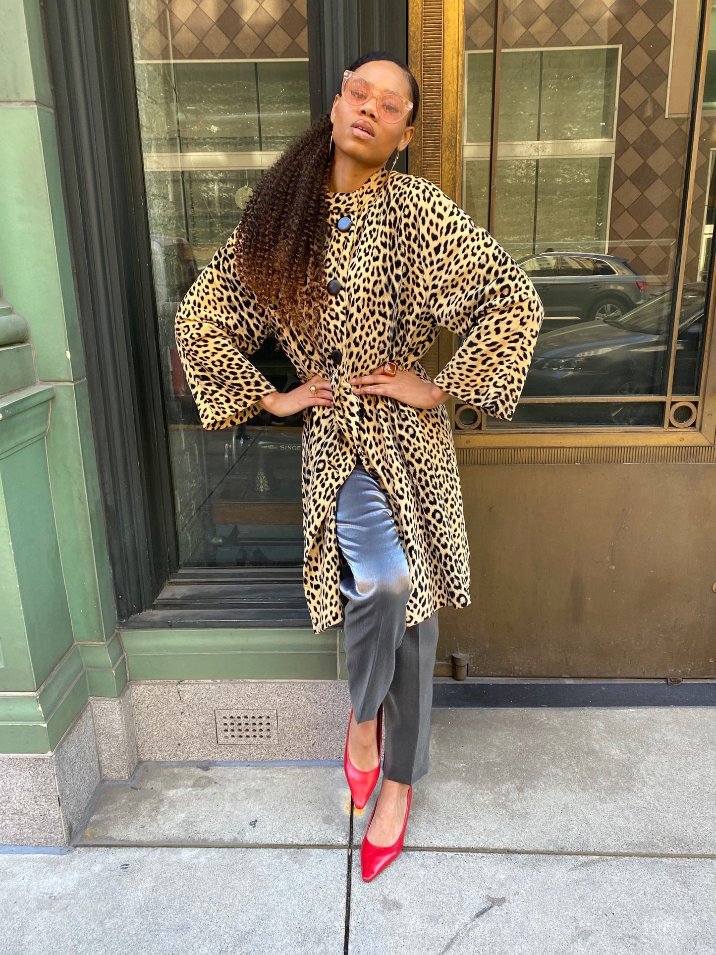 Vintage Leopard Coat