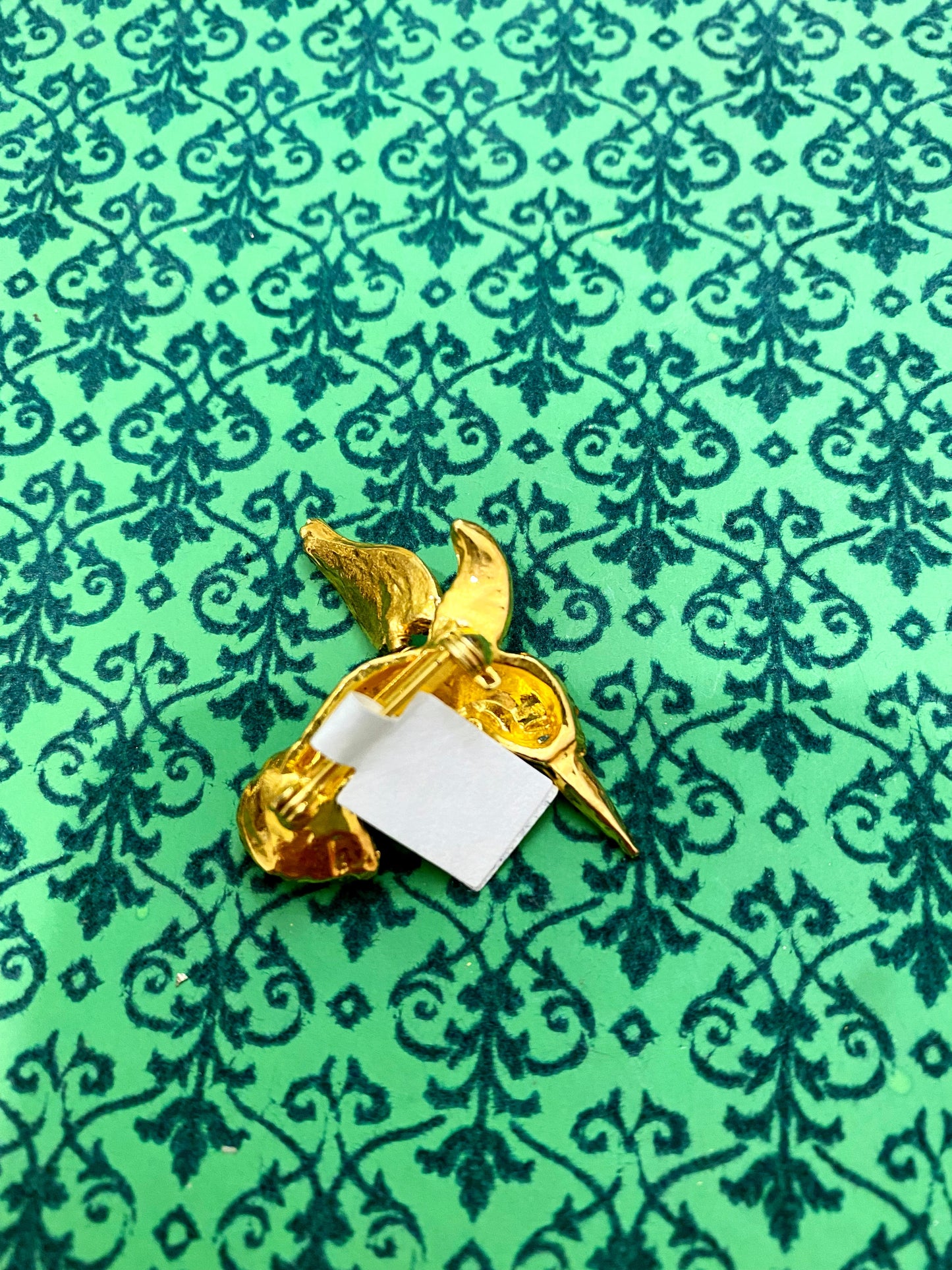 1950s-60s Hummingbird Brooch with Articulated Wing