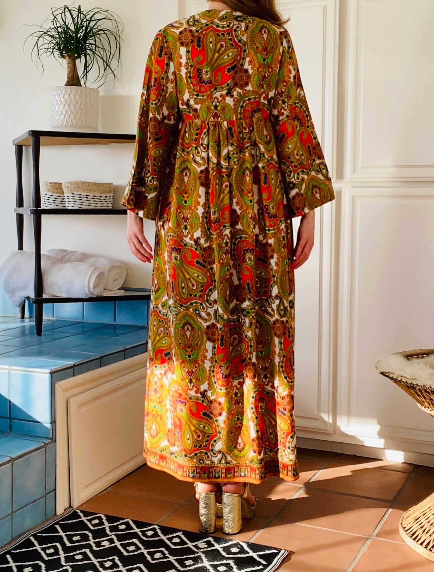 Georgie Keyloun Paisley Caftan