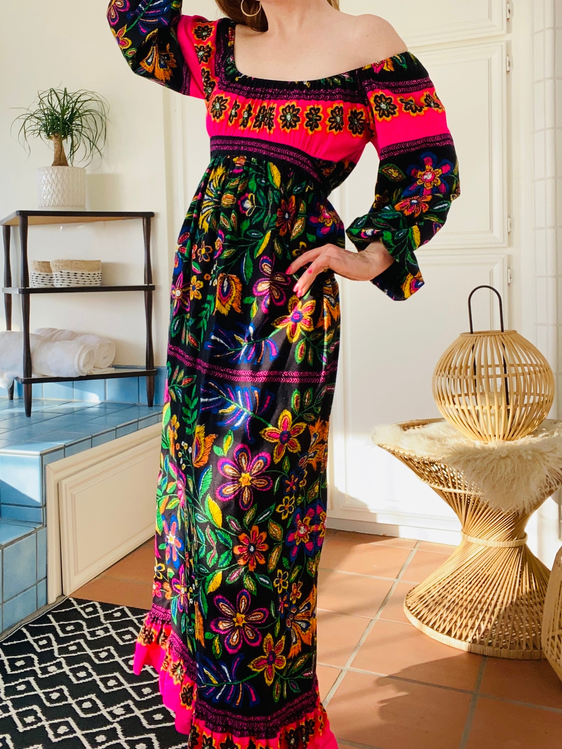 Anne Fogarty 60s bohemian dress Muse Anne Fogarty 60s bohemian dress Muse