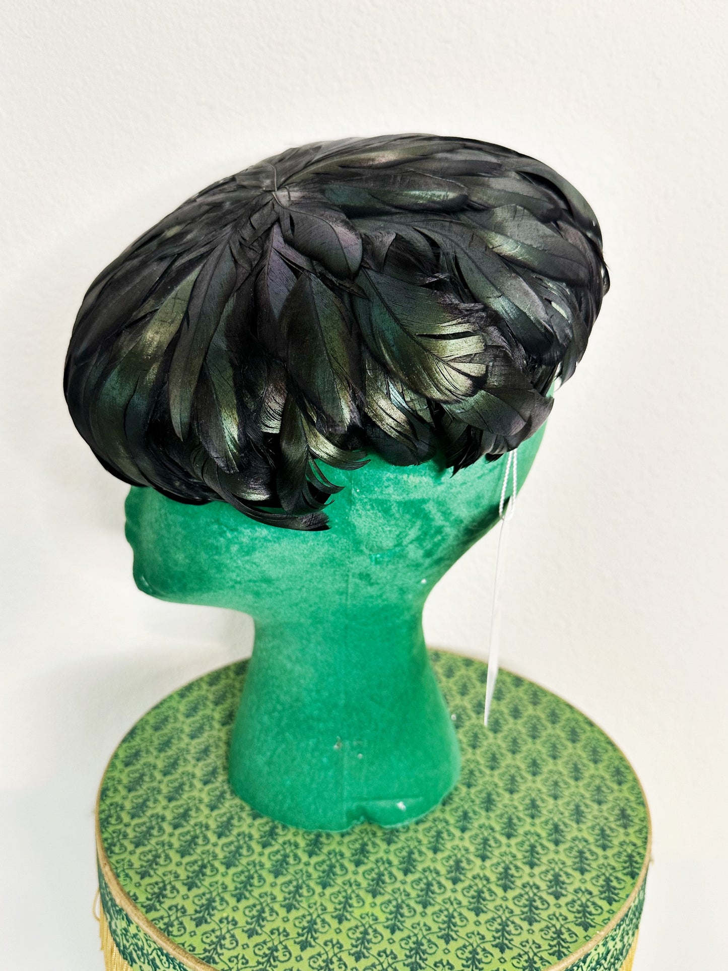 1950s Feather Tilt Hat