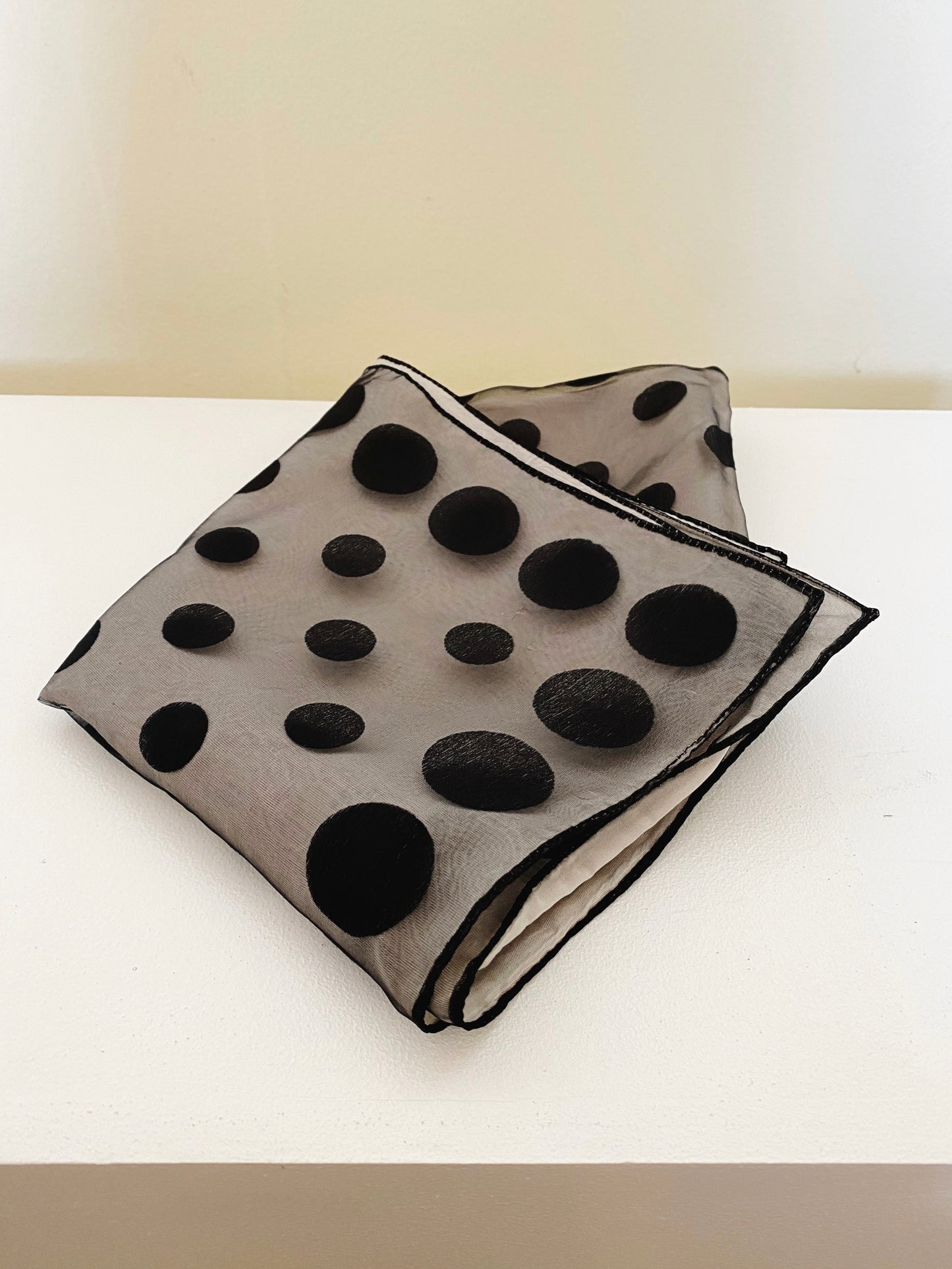 Vintage Polka Dot Scarf