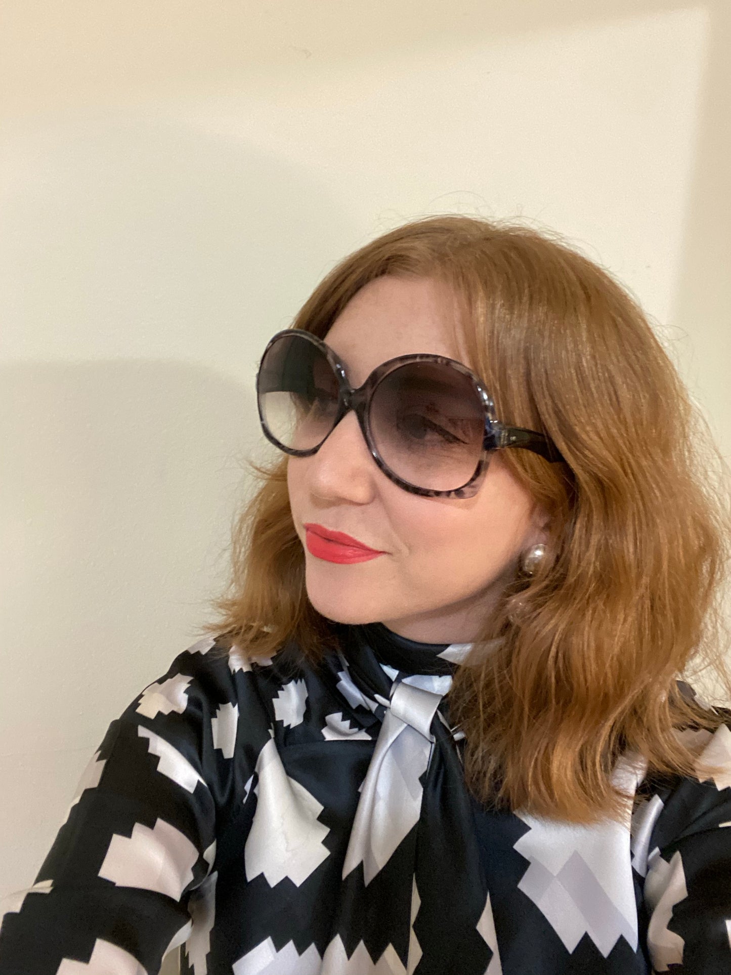 70s Sunglasses - Grey Tortoiseshell