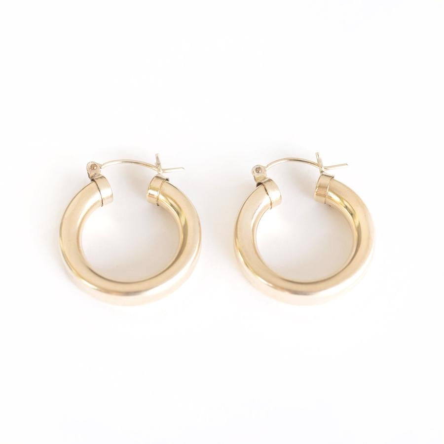 Gold Chubby Hoops