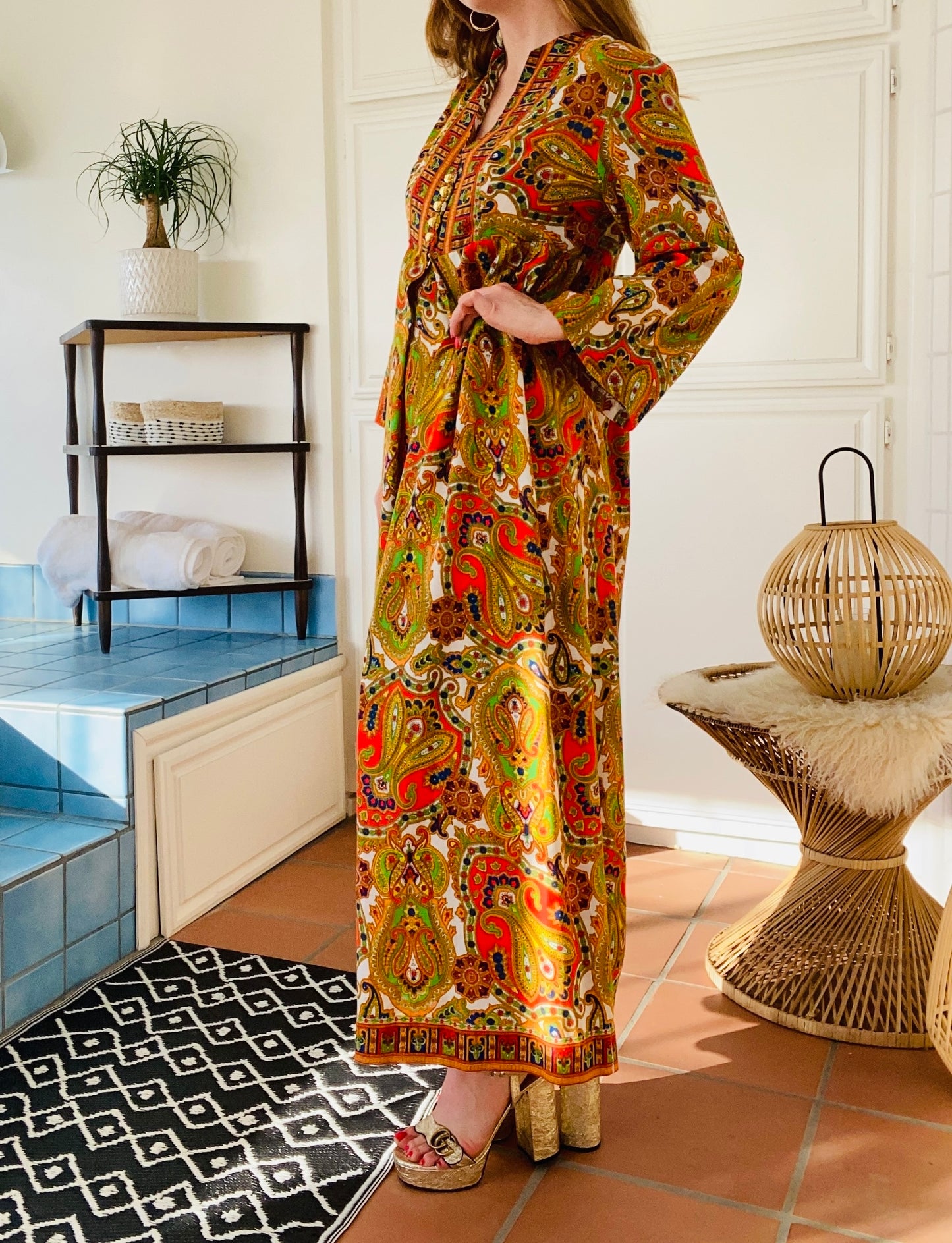 Georgie Keyloun Paisley Caftan