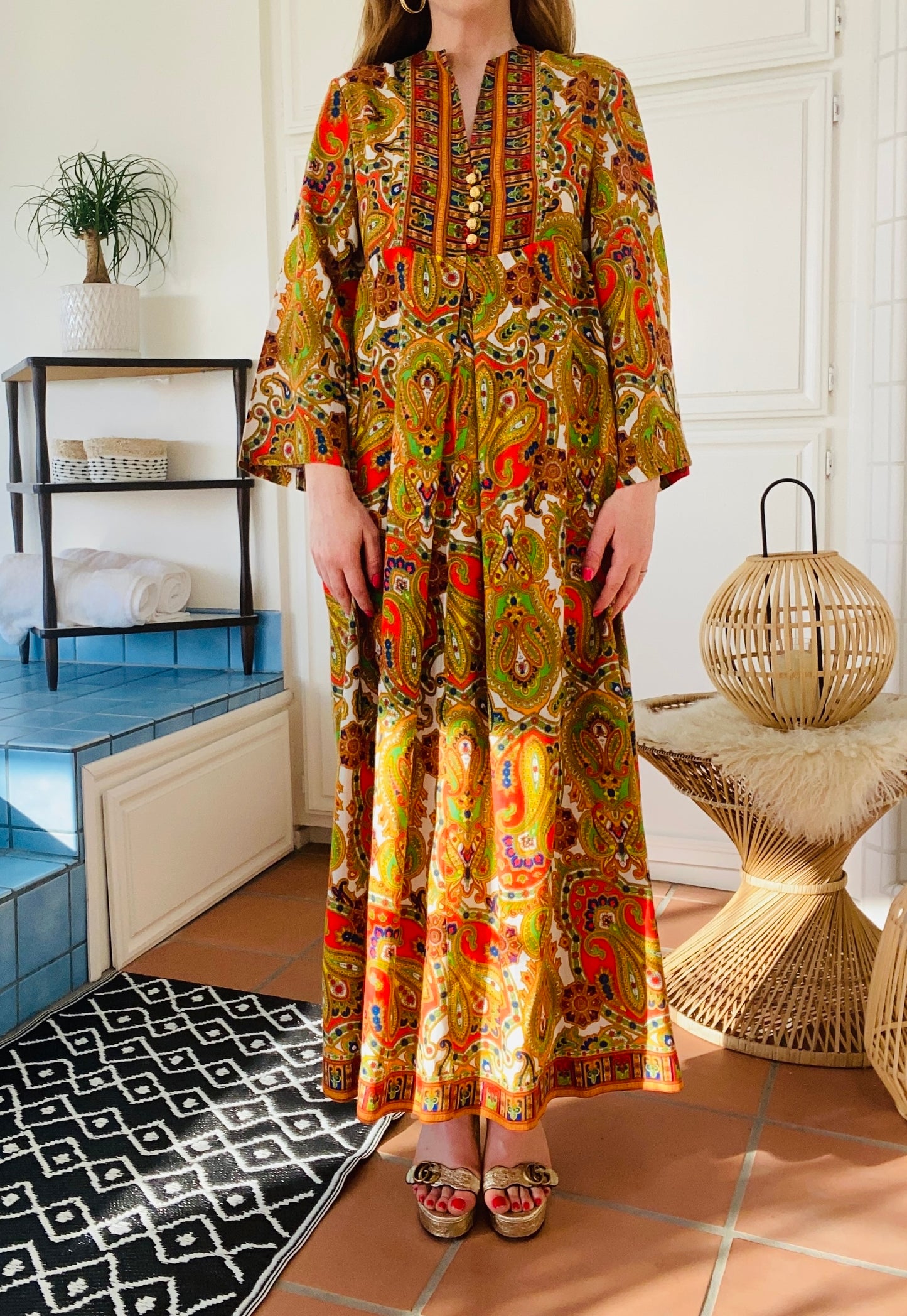 Georgie Keyloun Paisley Caftan