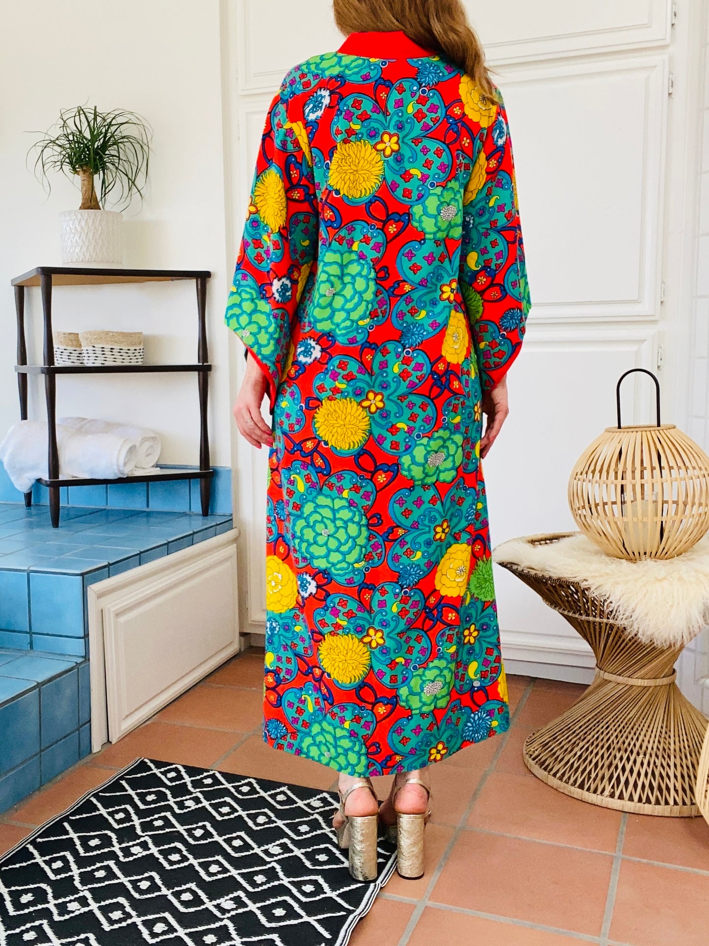 60s Colorful Caftan