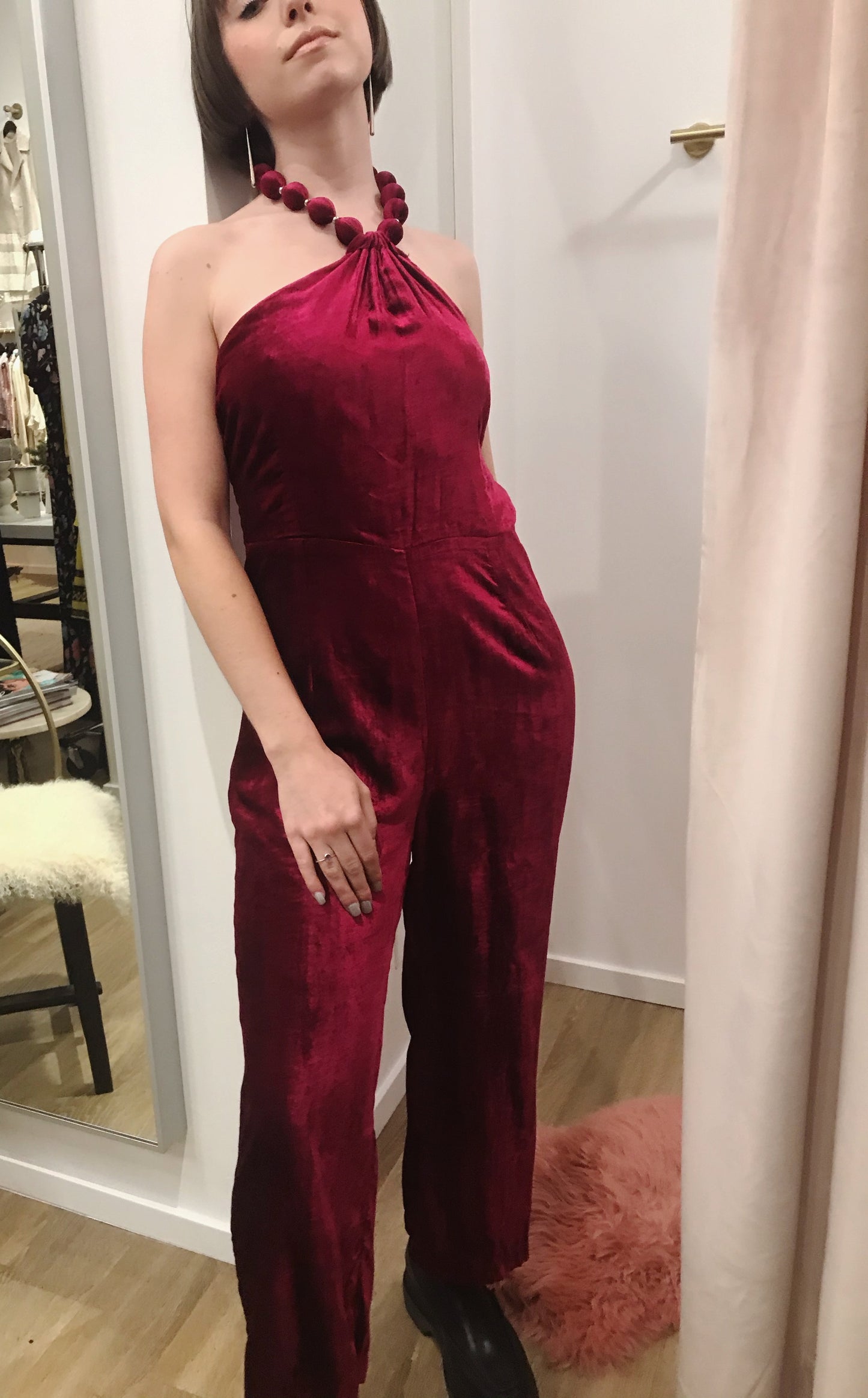 Samantha Pleet Pendant Jumpsuit