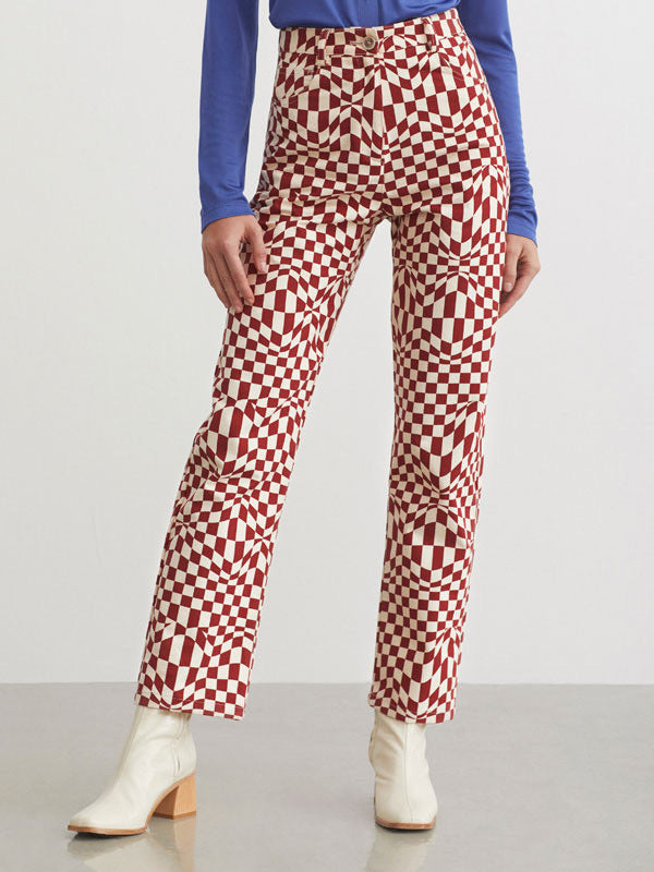 Paloma Wool Realmonte Checkered Pants