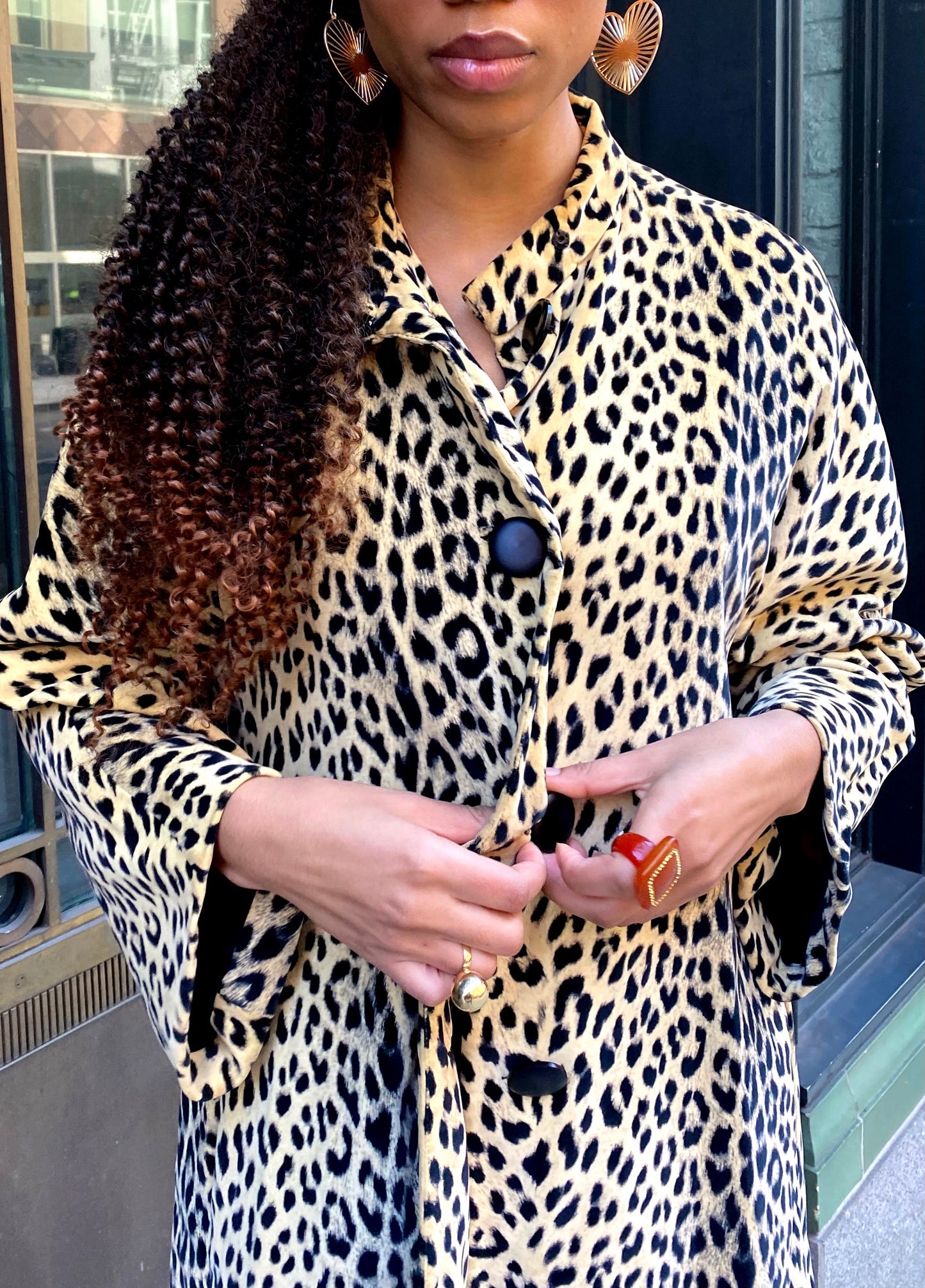 Vintage Leopard Coat