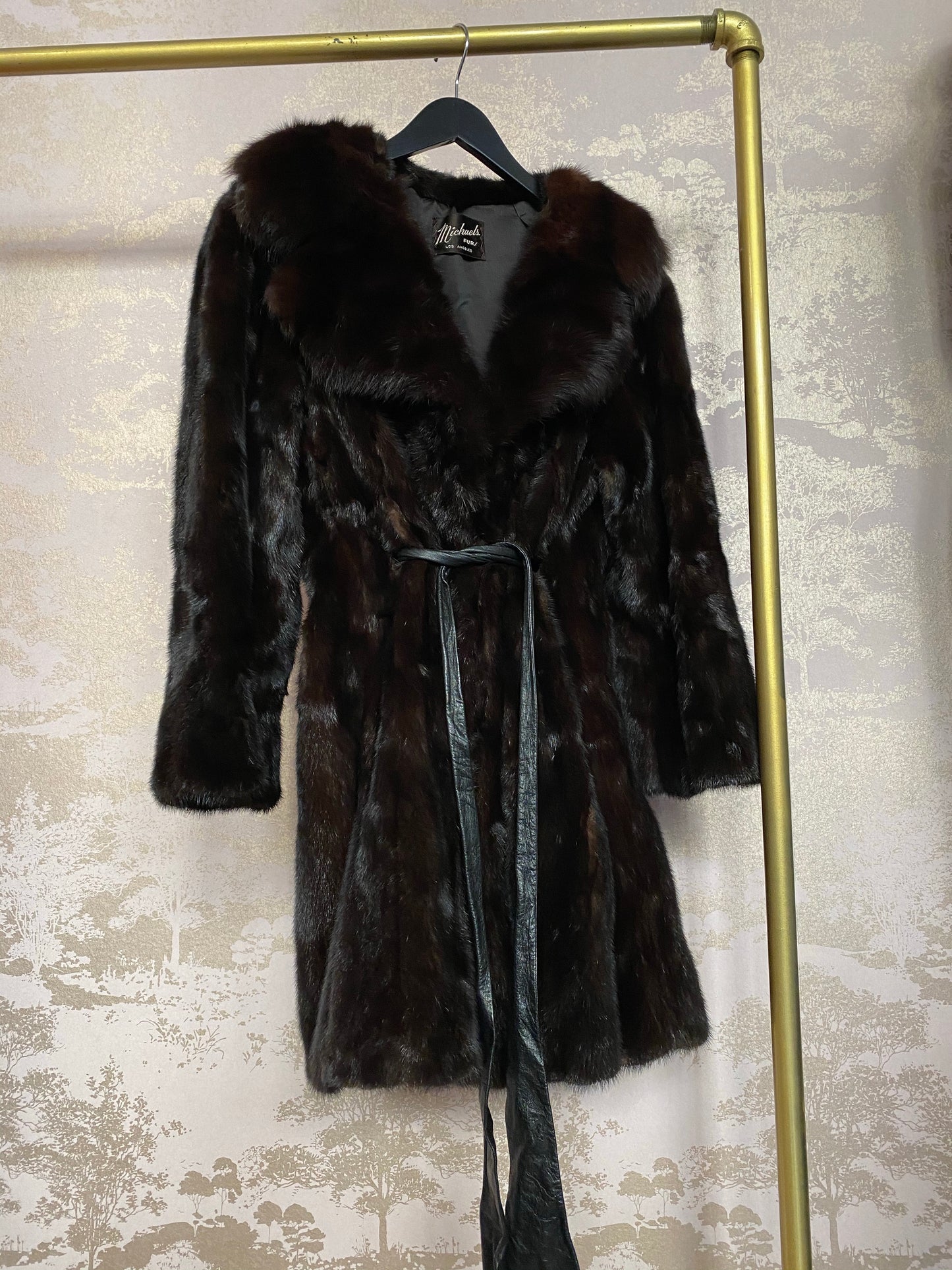 Vintage Chocolate Mink Fur Coat