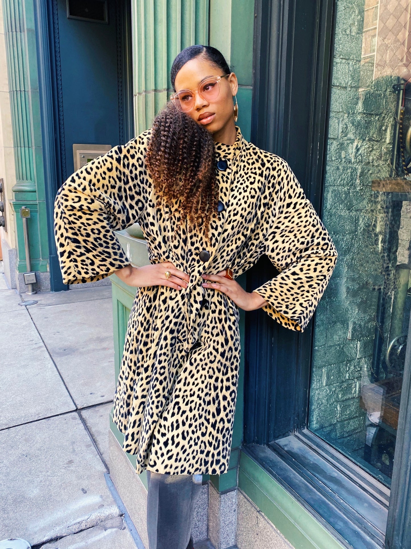 Vintage Leopard Coat