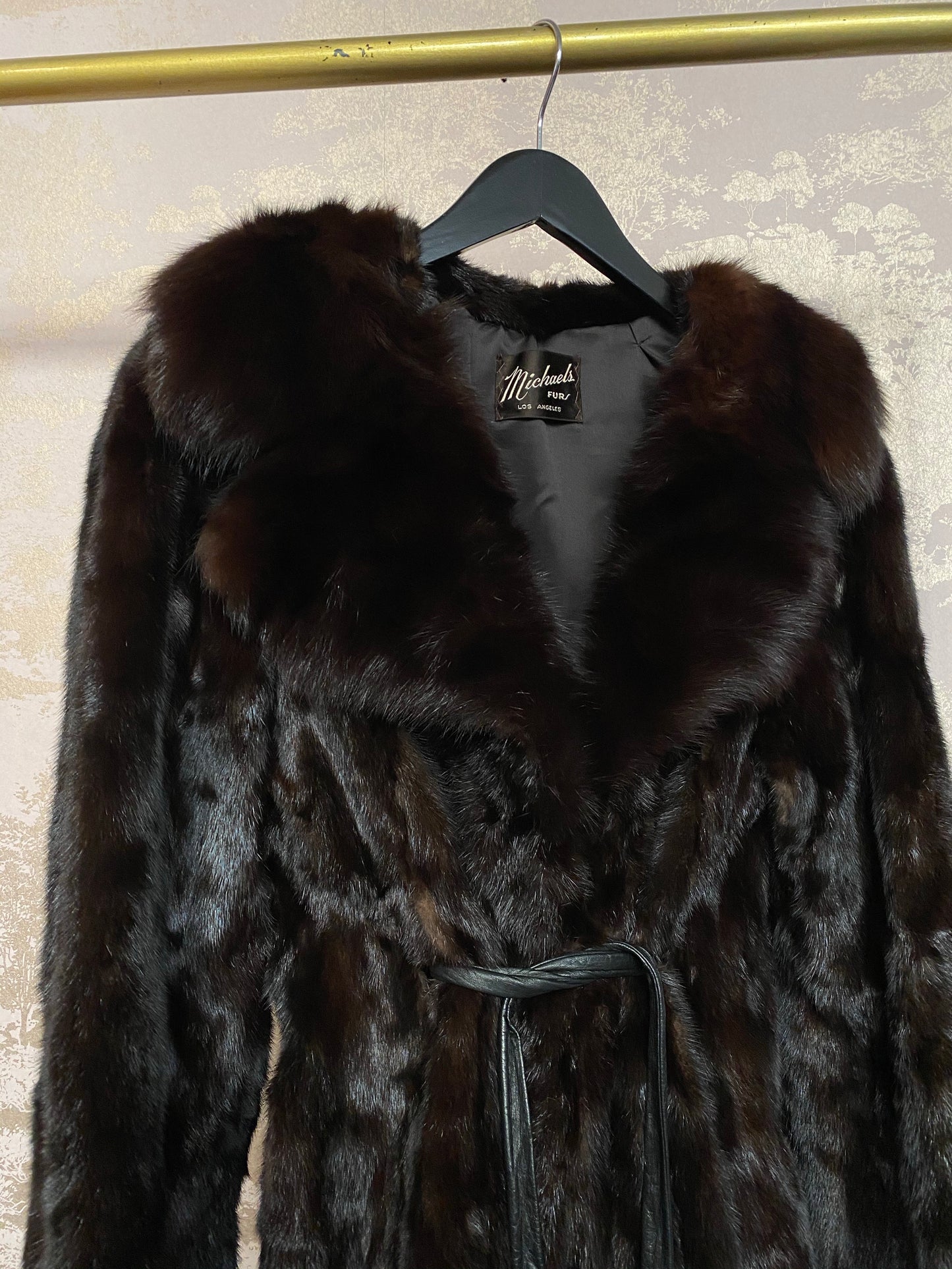 Vintage Chocolate Mink Fur Coat