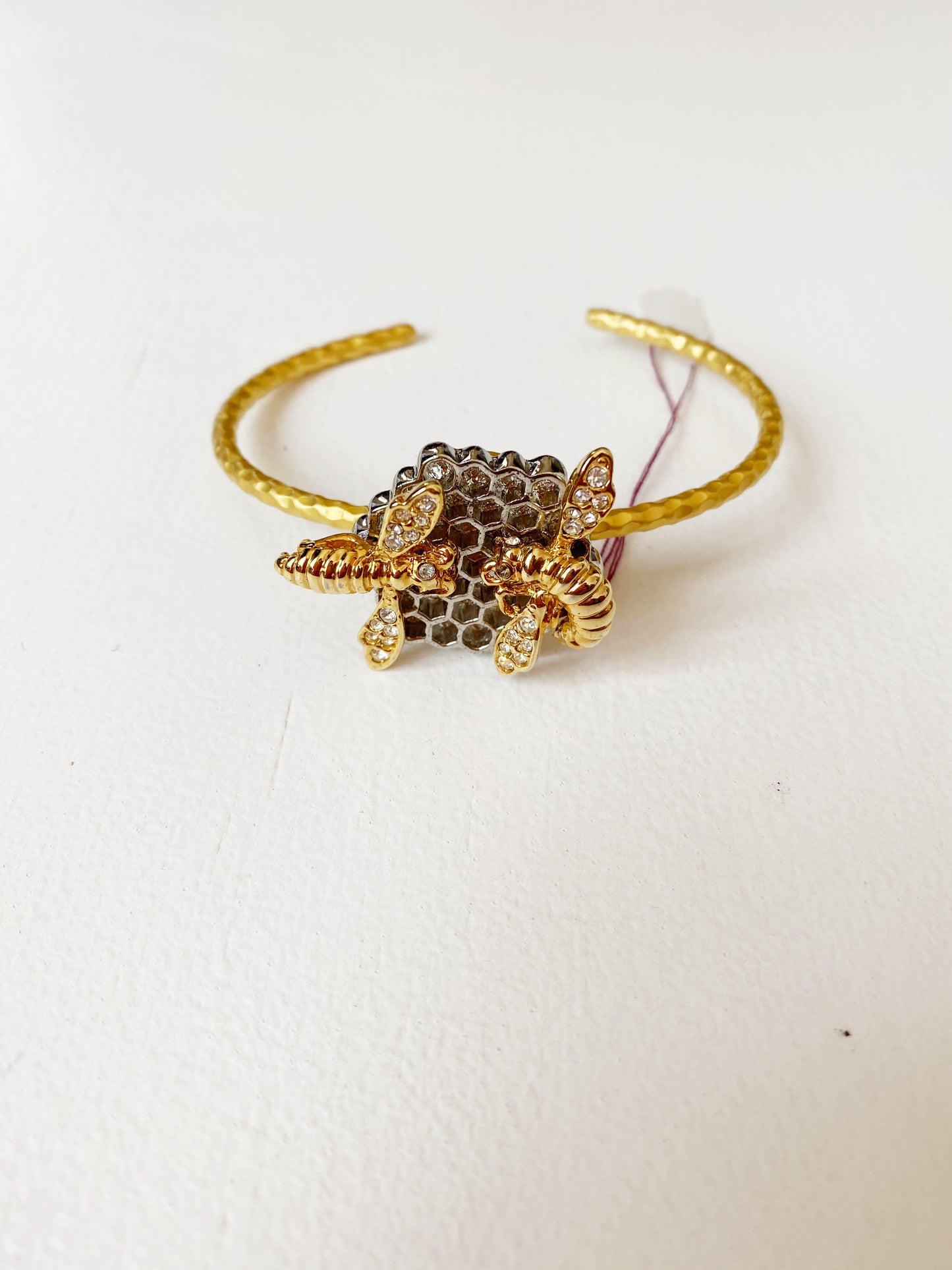 Bees On Honeycomb Cuff