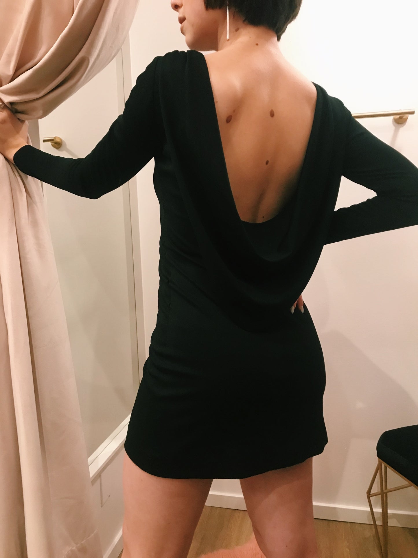 Vintage Victor Costa Black Mini Dress