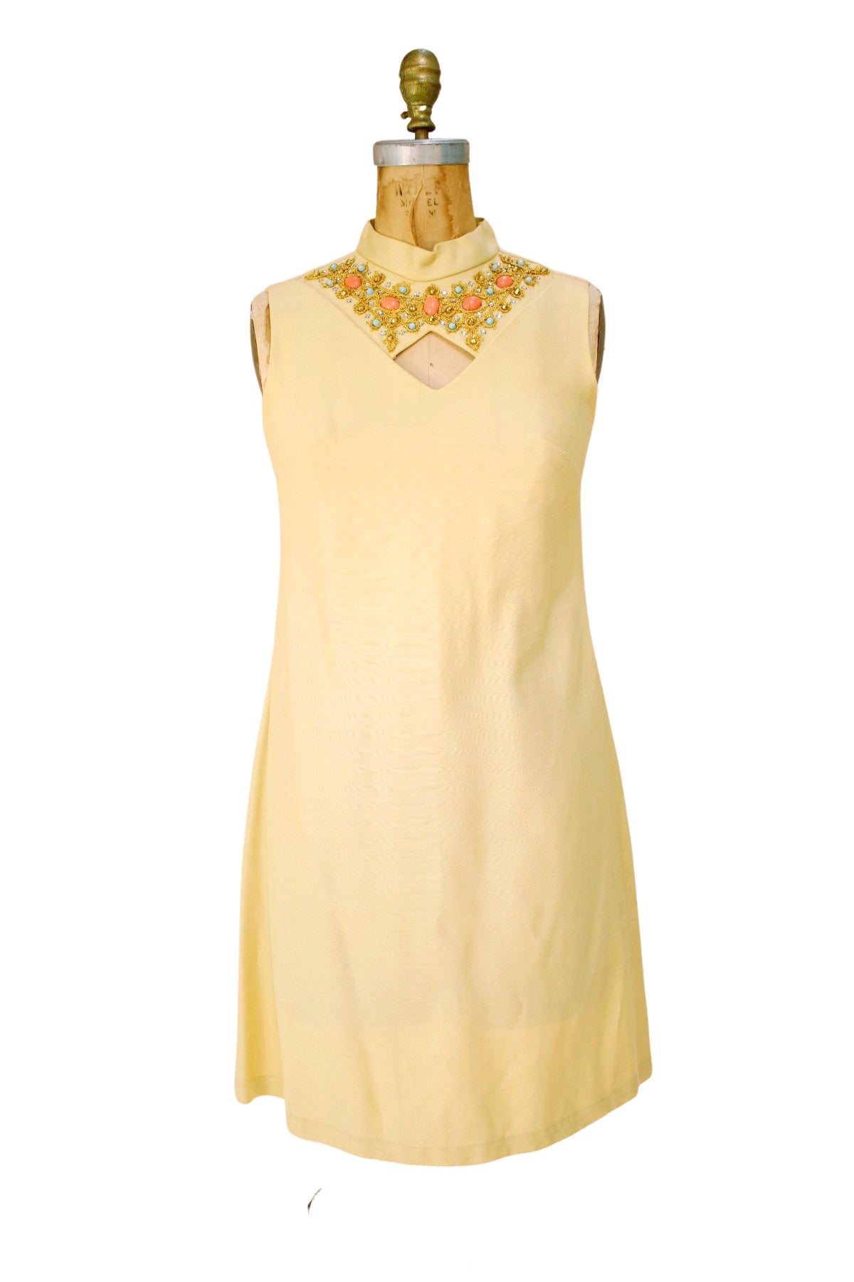 The Palmer | Vintage 60s Keyhole Beaded Mini Dress Muse The Palmer | Vintage 60s Keyhole Beaded Mini Dress Muse