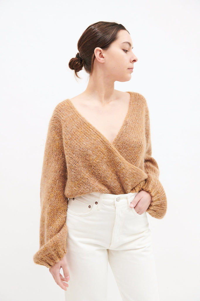 Dolly Wrap Knit Sweater