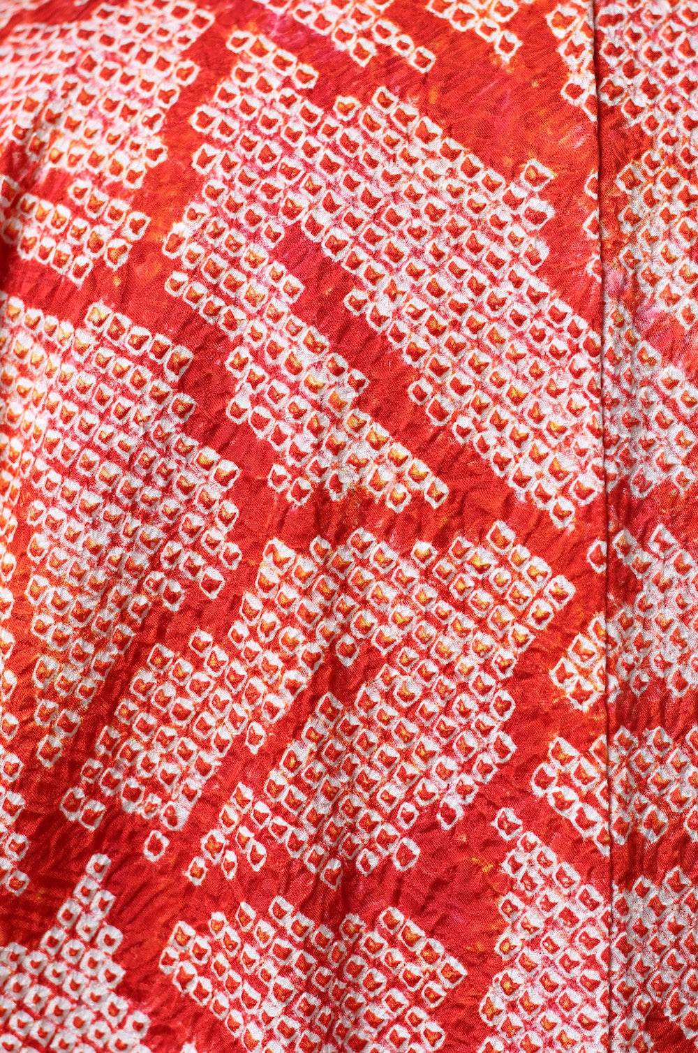 Vintage Shibori Print Japanese Silk Kimono Jacket