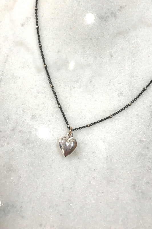 Delicate Sterling Heart Necklace