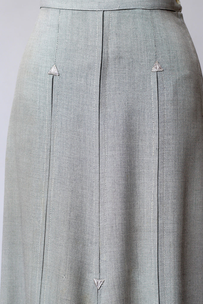 Classic and Chic 1940s WW2 Wool Skirt