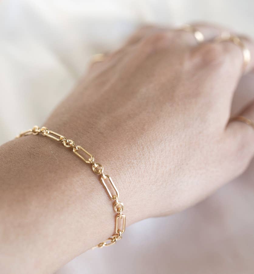 Gold Saturn Bracelet