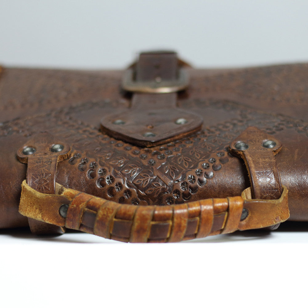 The Third Eye Antique Stamped Leather Bag