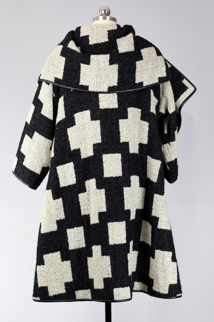 RARE! Fabulous Vintage 1960s Bonnie Cashin Swing Coat