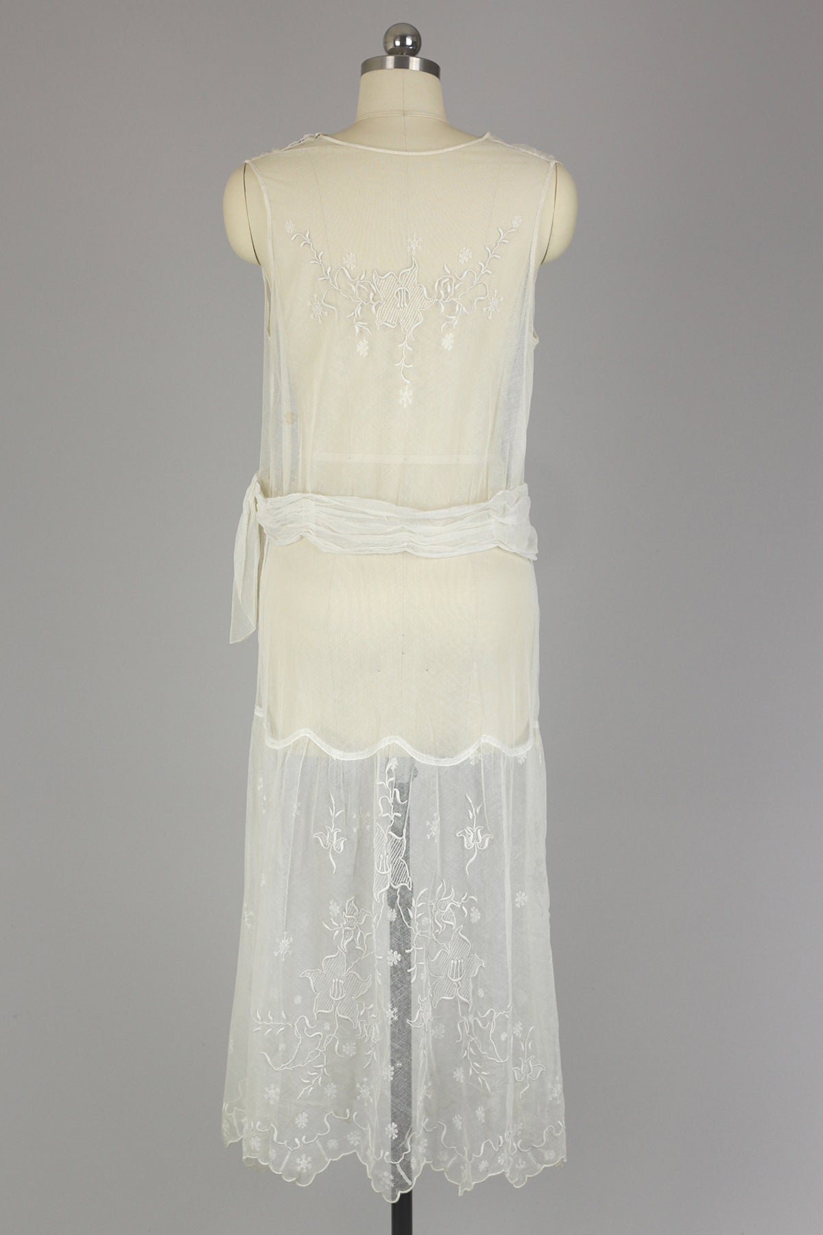 Edwardian 1920s Lace Tea Dress