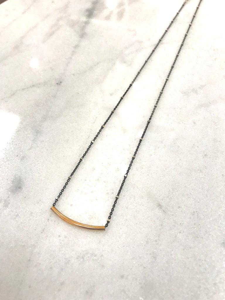 Modern Delicate Bar Necklace