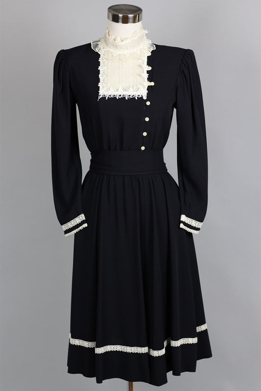 Victorian Revival 1970s Gunne Sax Dress