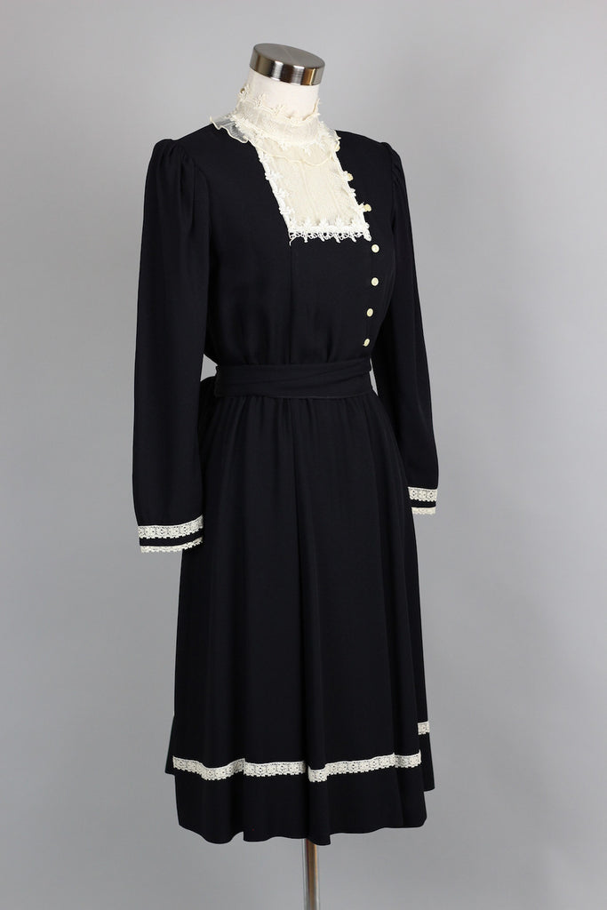Victorian Revival 1970s Gunne Sax Dress
