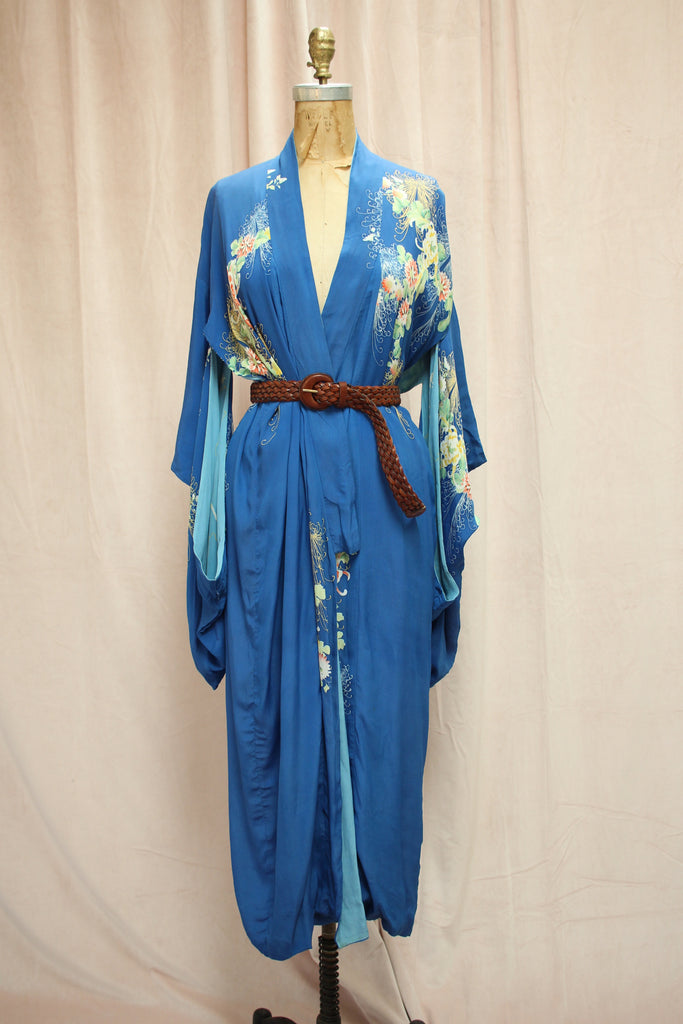 1940s Reversible Kimono Robe