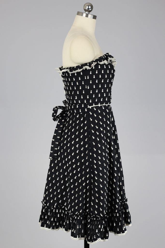 Vintage Classic Strapless Betsey Johnson Dress