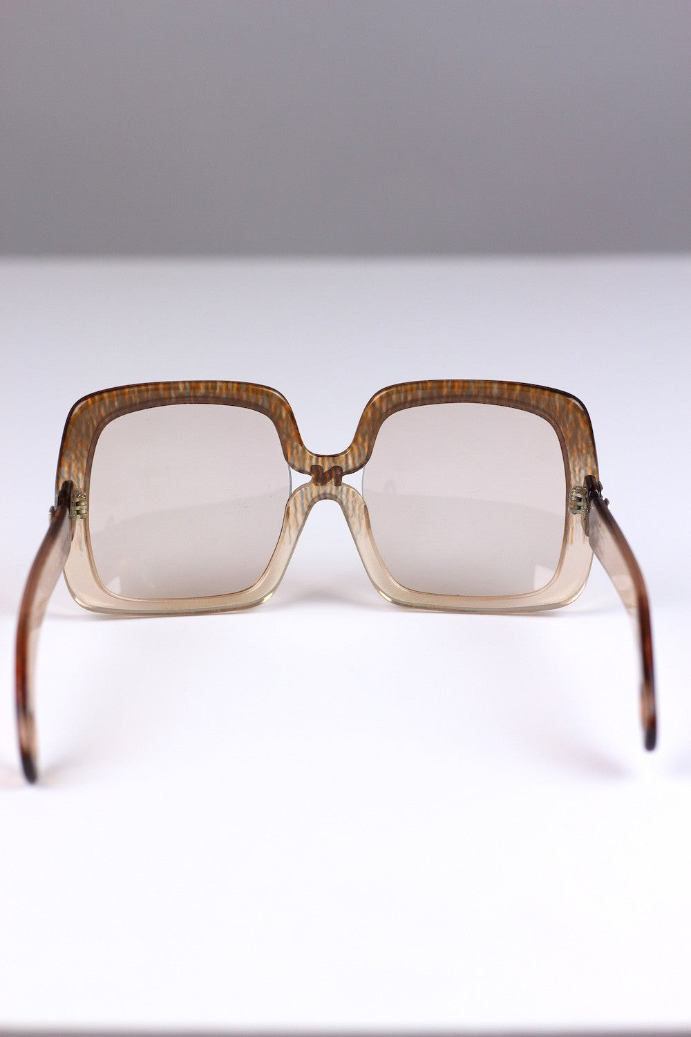 Vintage Jackie O Nina Ricci 1970s Sunglasses in Pale Brown
