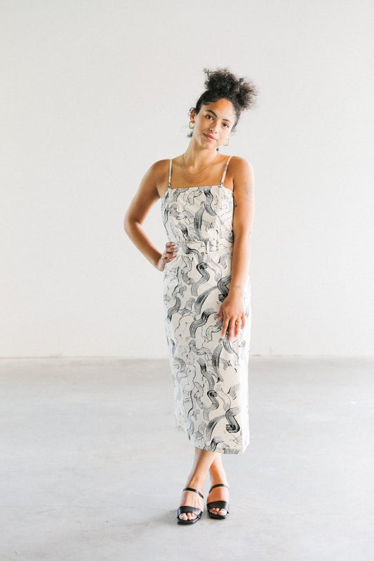 Paper Strap Dress