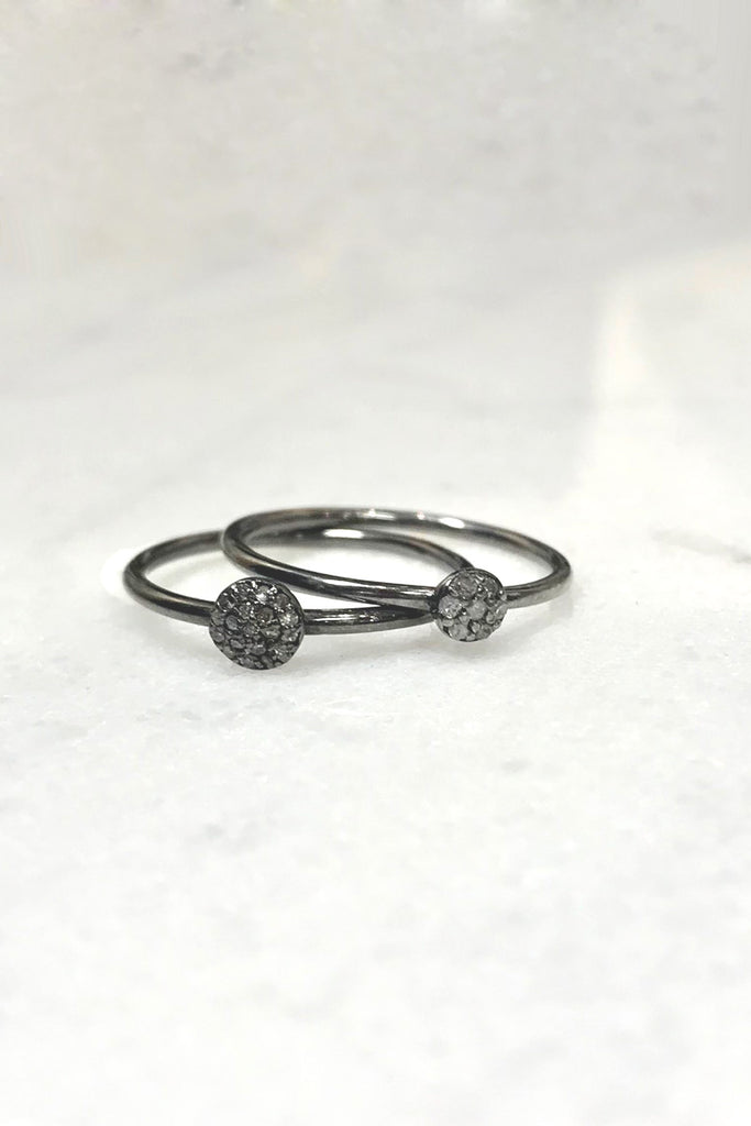 Delicate Diamond Ring Stack