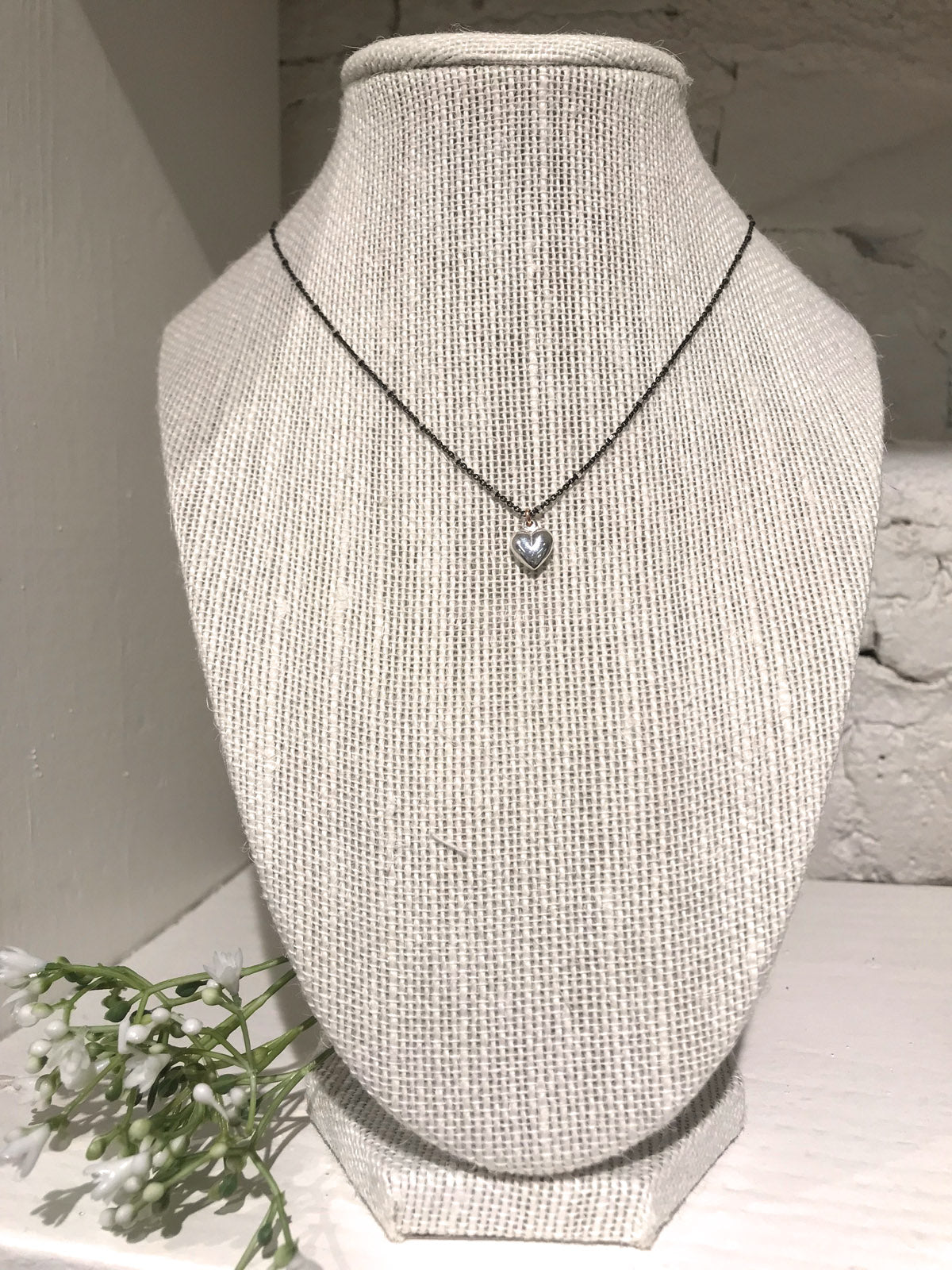 Delicate Sterling Heart Necklace