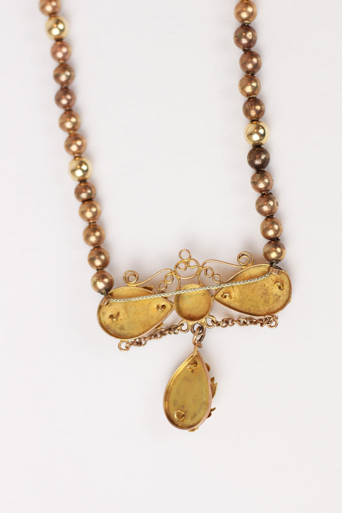 Antique 1900s-1920s 14K Gold Mexican Necklace