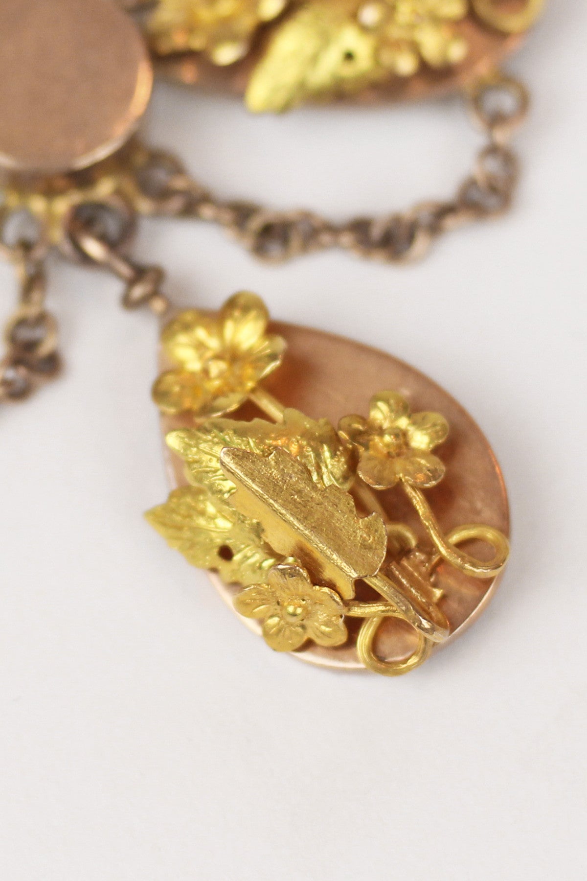Antique 1900s-1920s 14K Gold Mexican Necklace