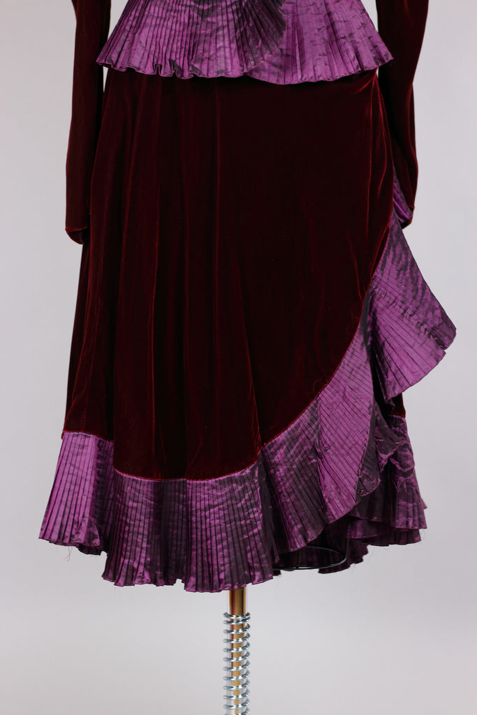 Vicky Tiel Vintage Couture Victorian Ensemble