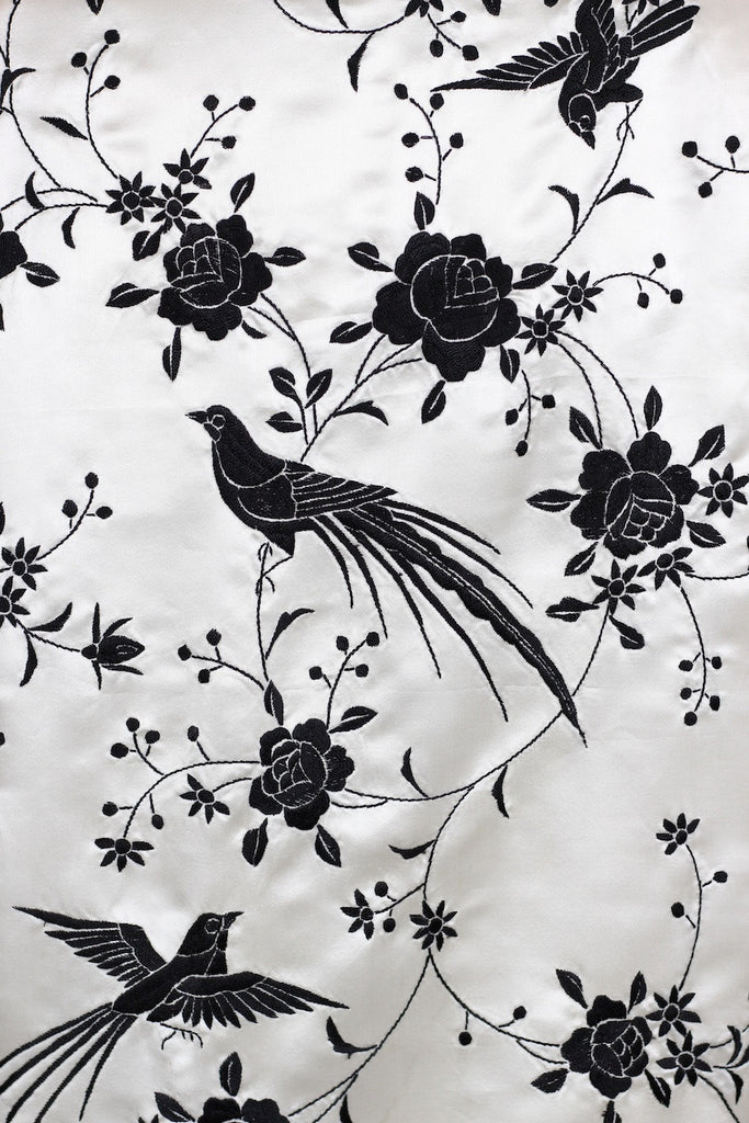 Rare 1940s Handmade Chinese Silk Embroidered Jacket