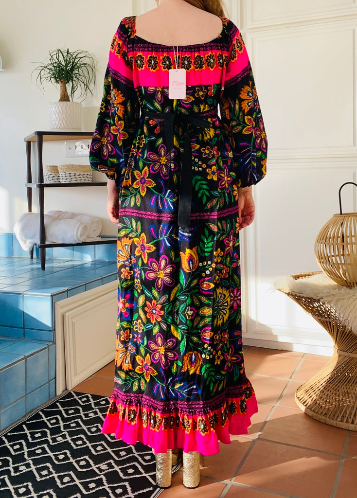 Anne Fogarty 60s bohemian dress