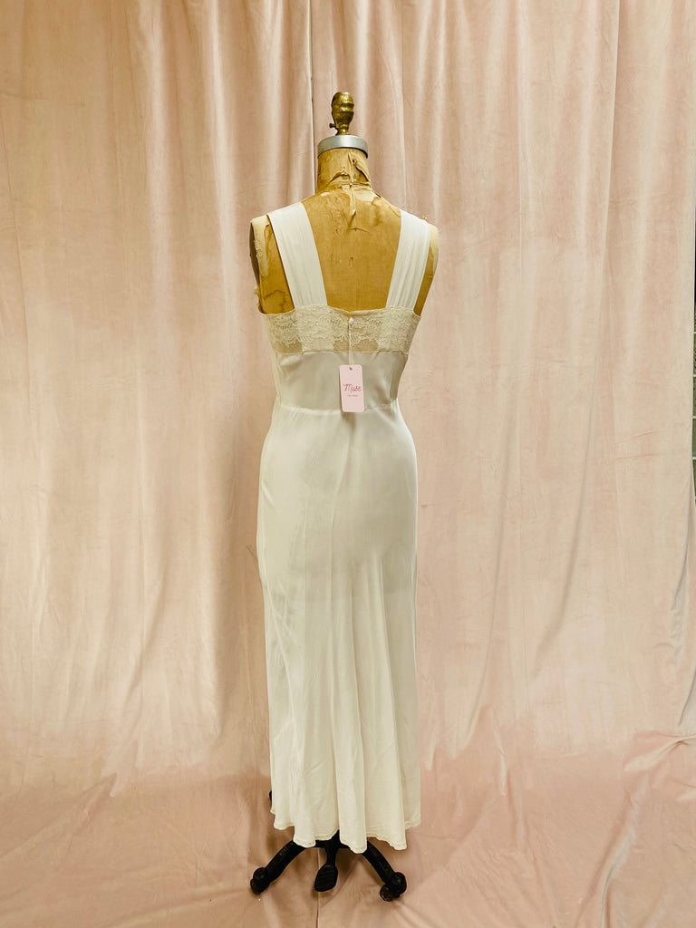 1930s Bias Cut Nightgown Slip Dress