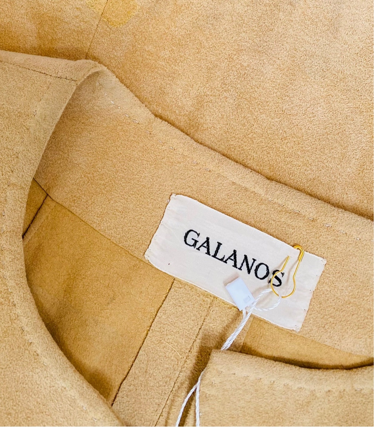 Rare James Galanos Ultrasuede Coat & Skirt