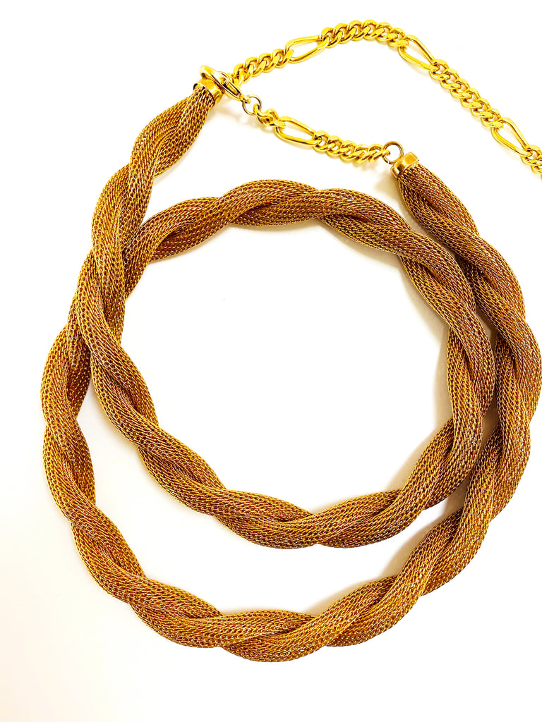 Vintage Woven Mesh Belt/Necklace