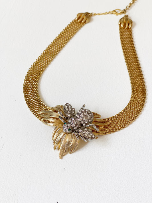 Bee Mesh Choker